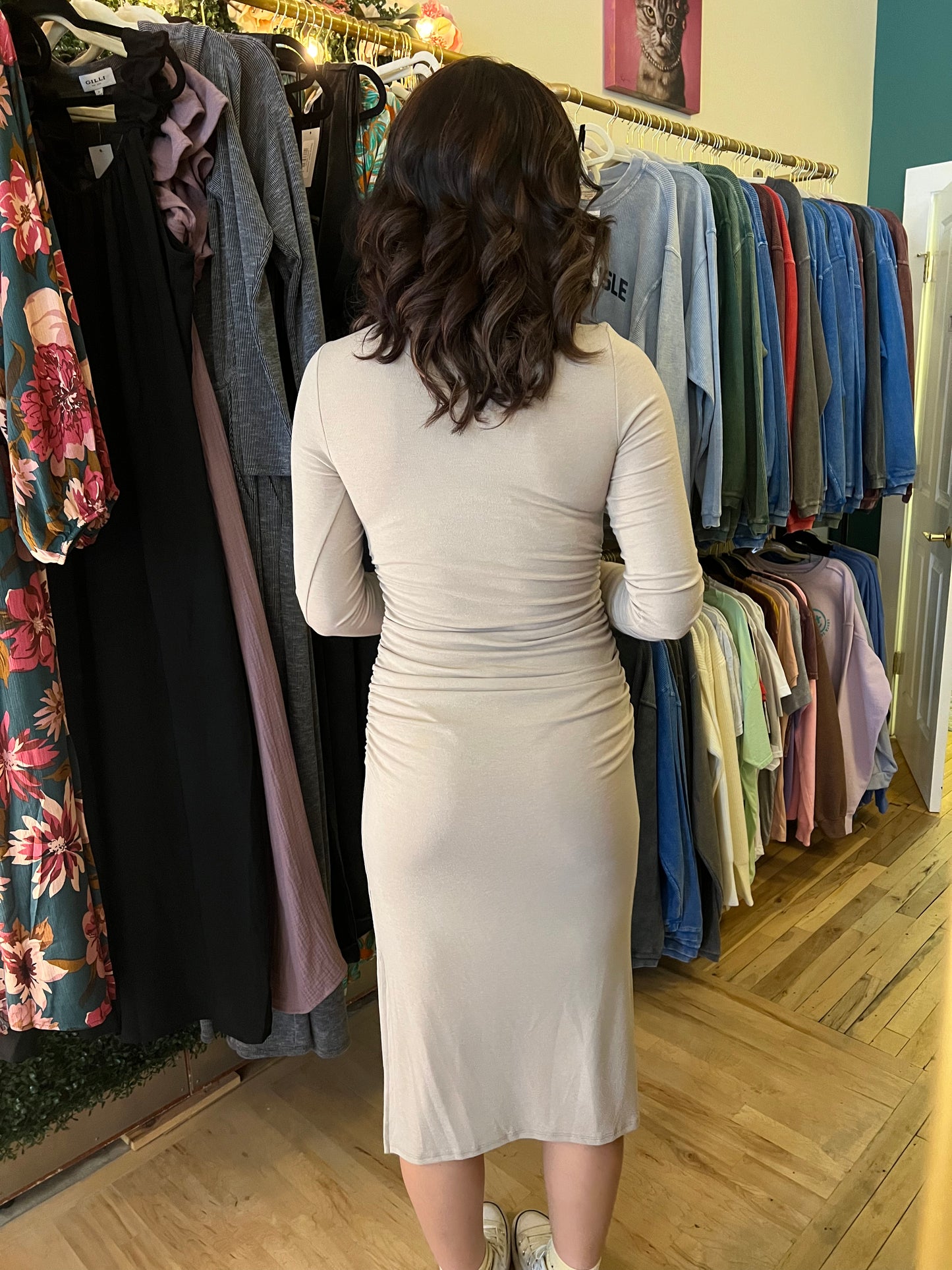 Ruched Midi - Multiple Colors
