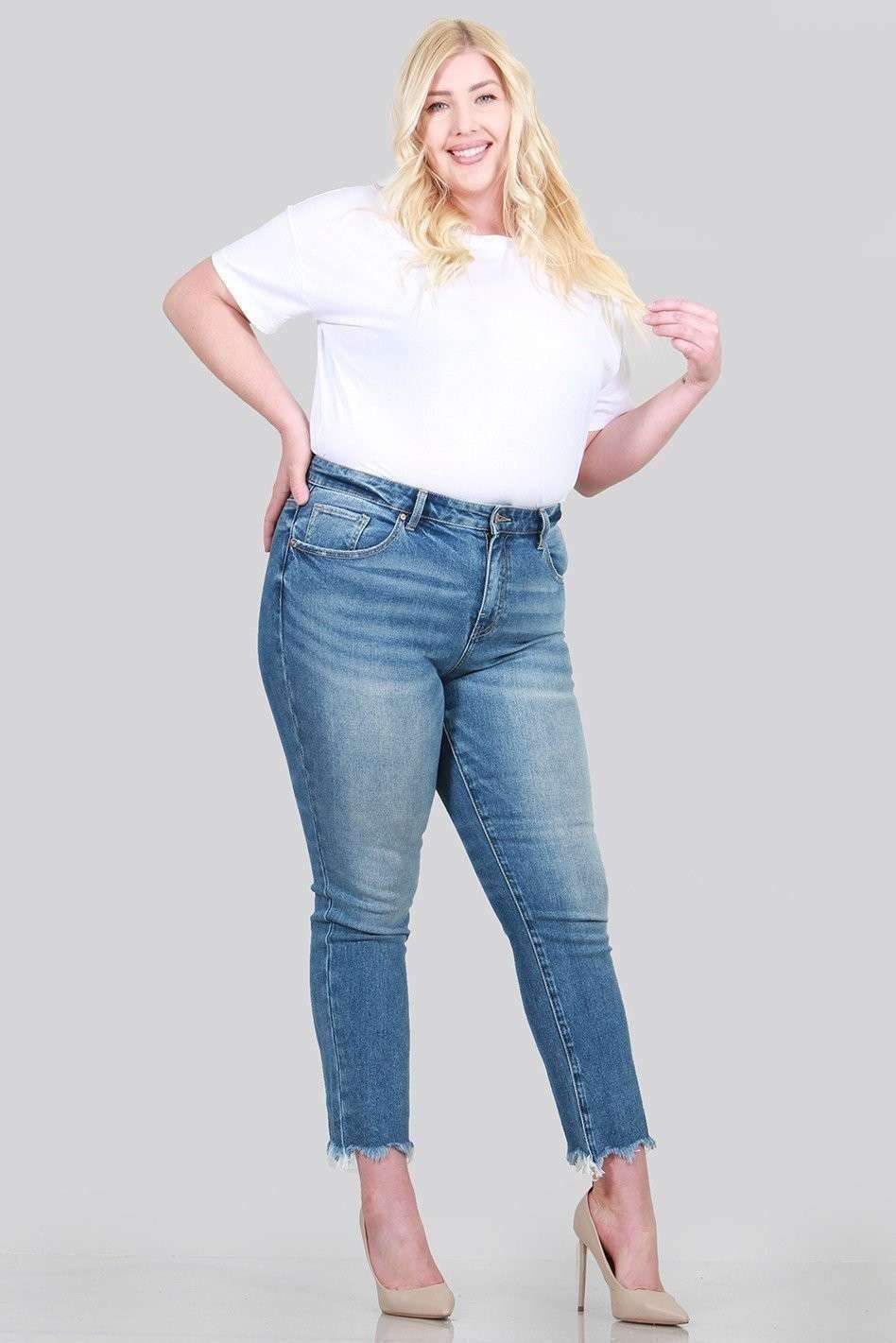 Plus Size Lyla Relaxed Skinny Jeans