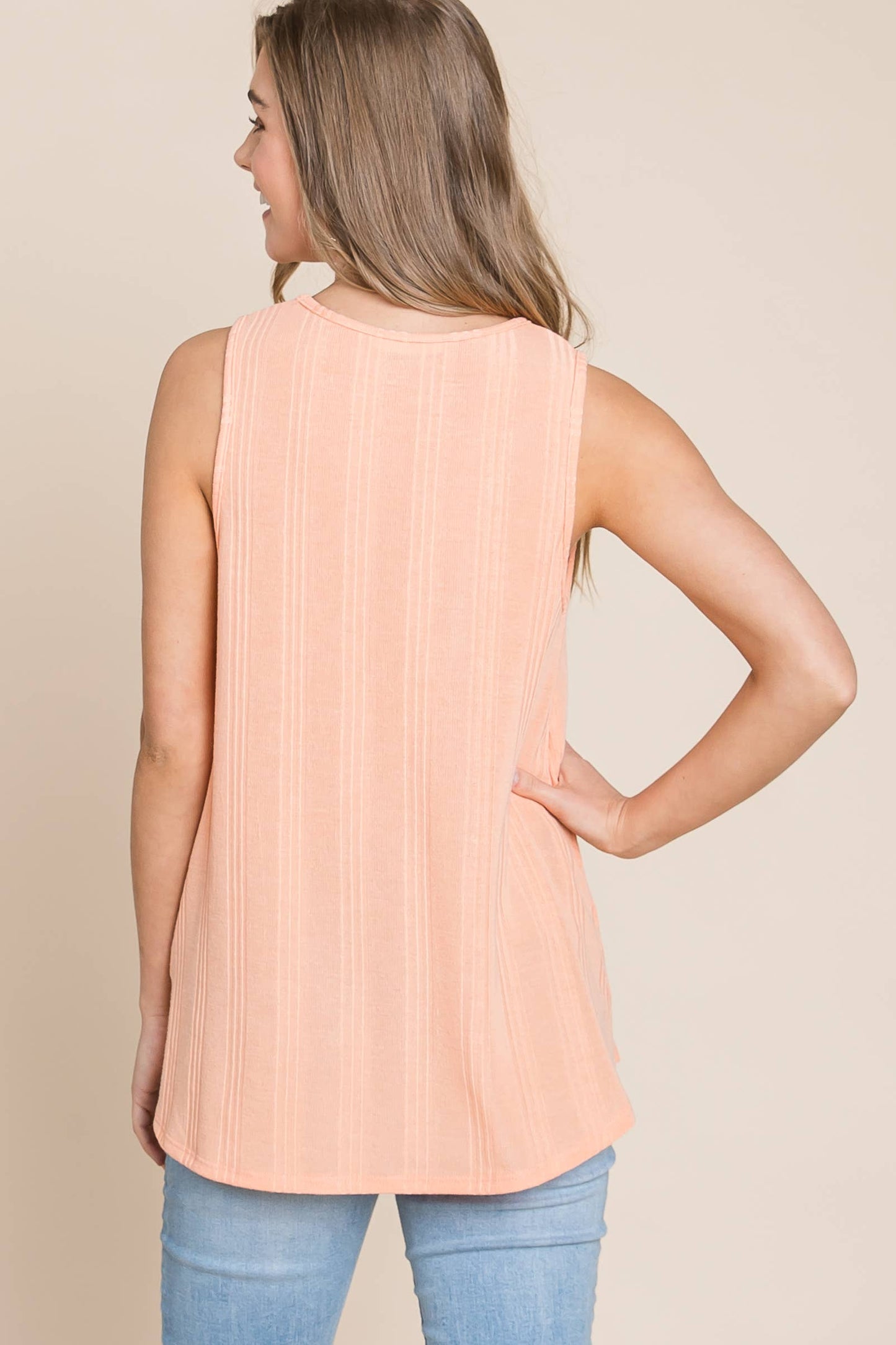 Elevated Basic Coral Tank S-XL
