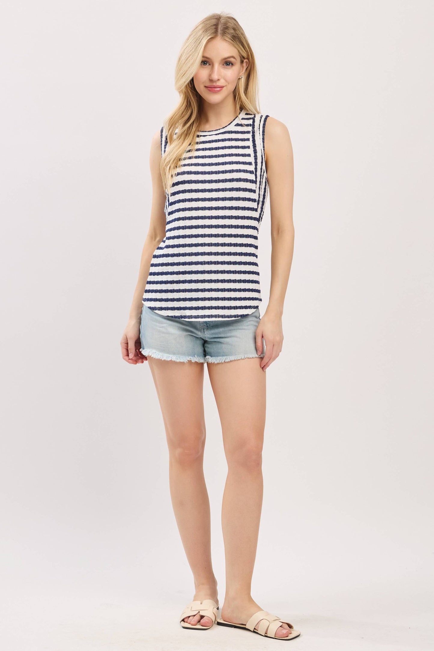 Rhenn Textured Striped Tank