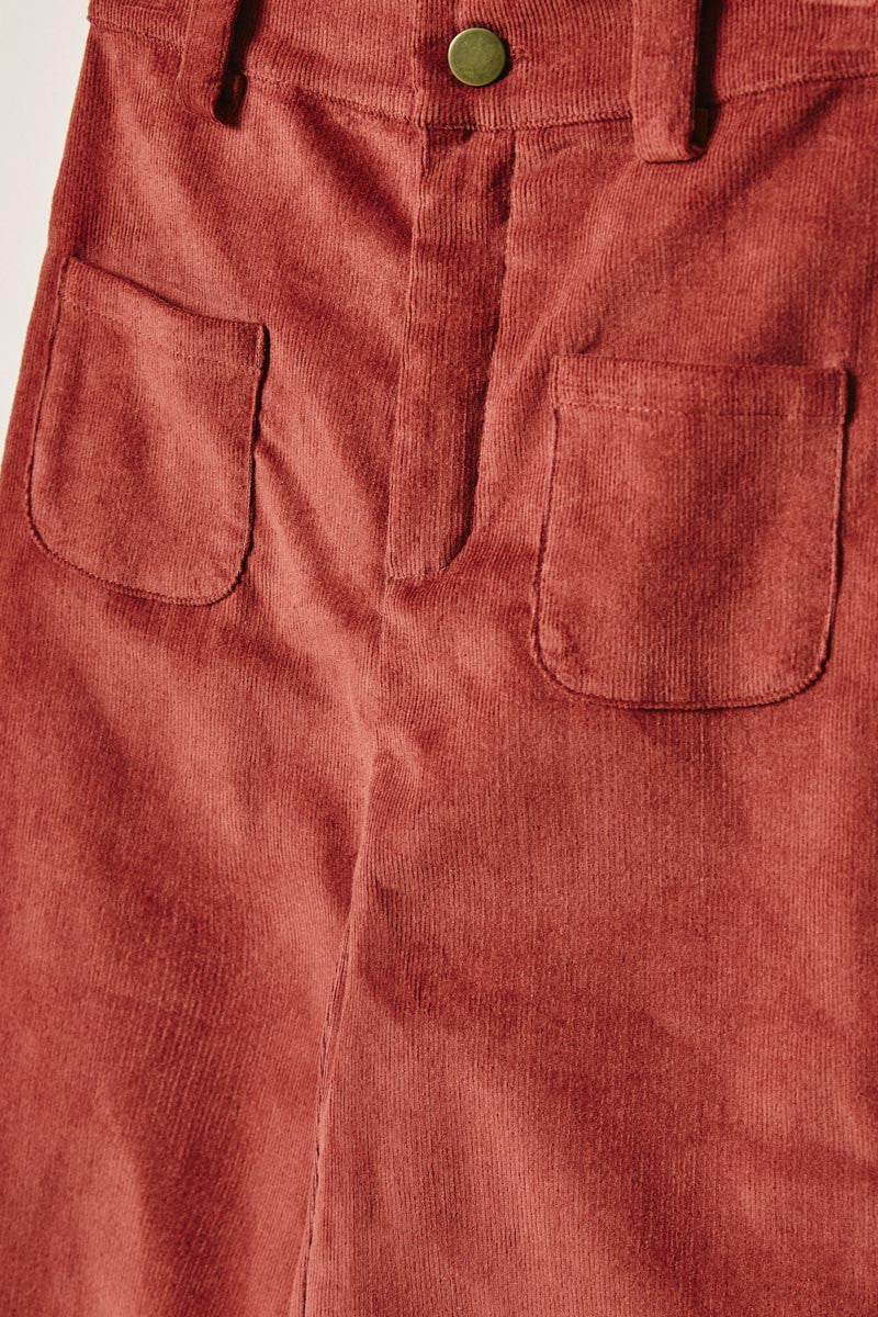Girl's Corduroy Wide Leg Pants