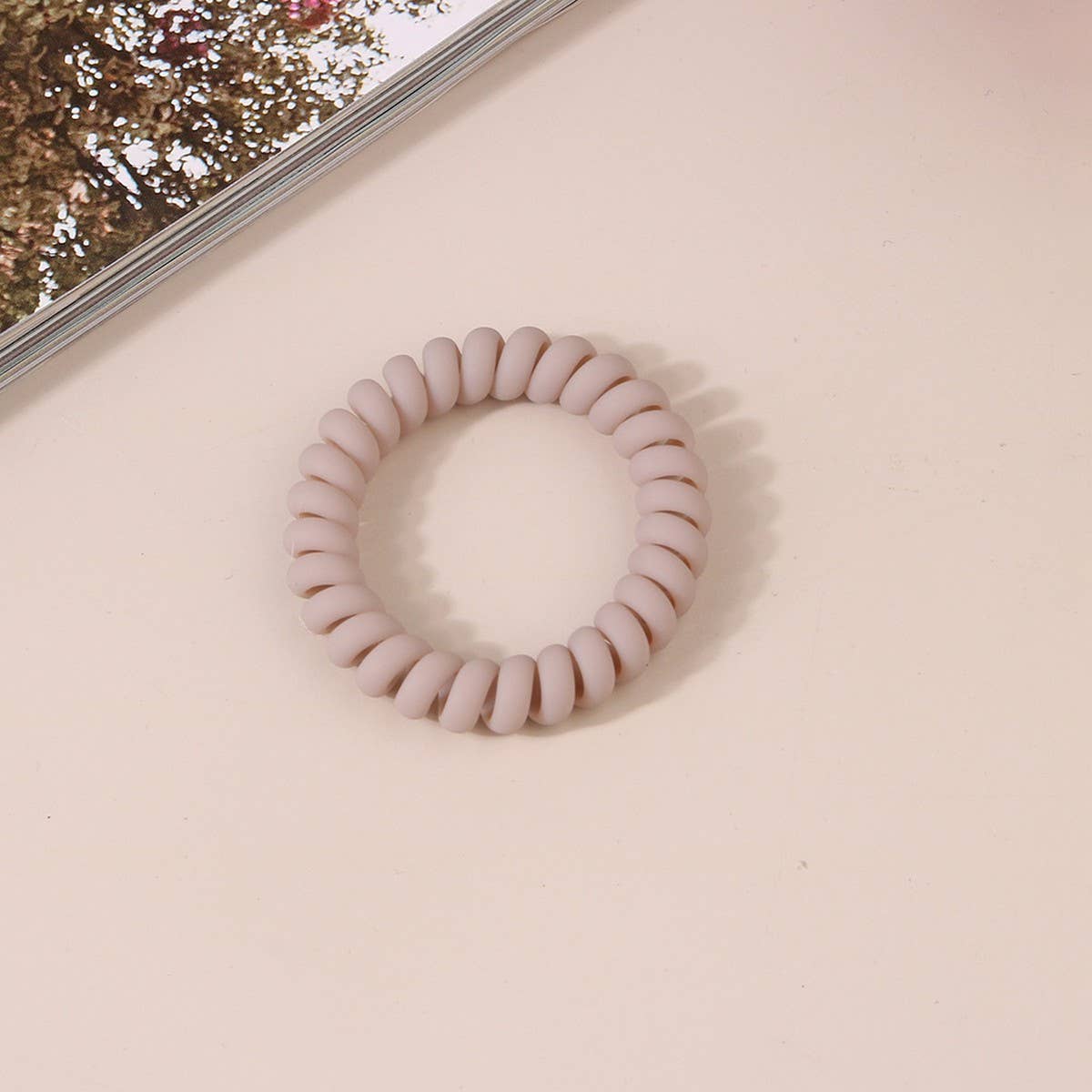 Frosted Phone Cord Hair Ties - Multiple Colors