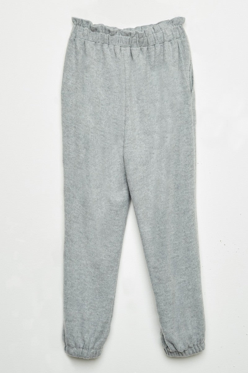 Girl's Soft Paperbag Jogger