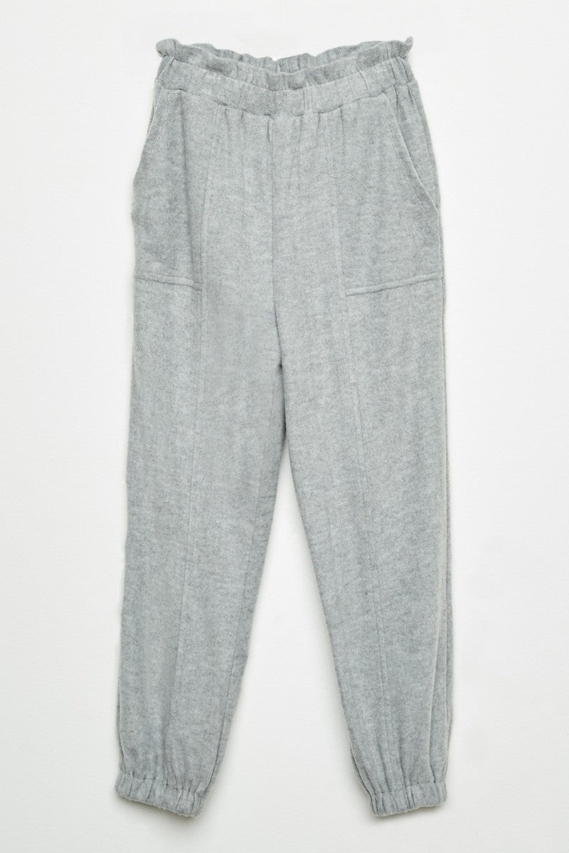 Girl's Soft Paperbag Jogger