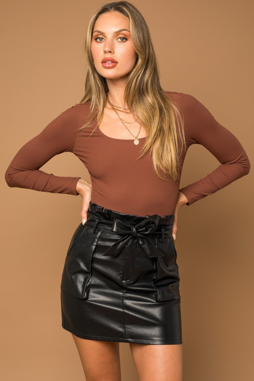 Square Neck Bodysuit - Multiple Colors