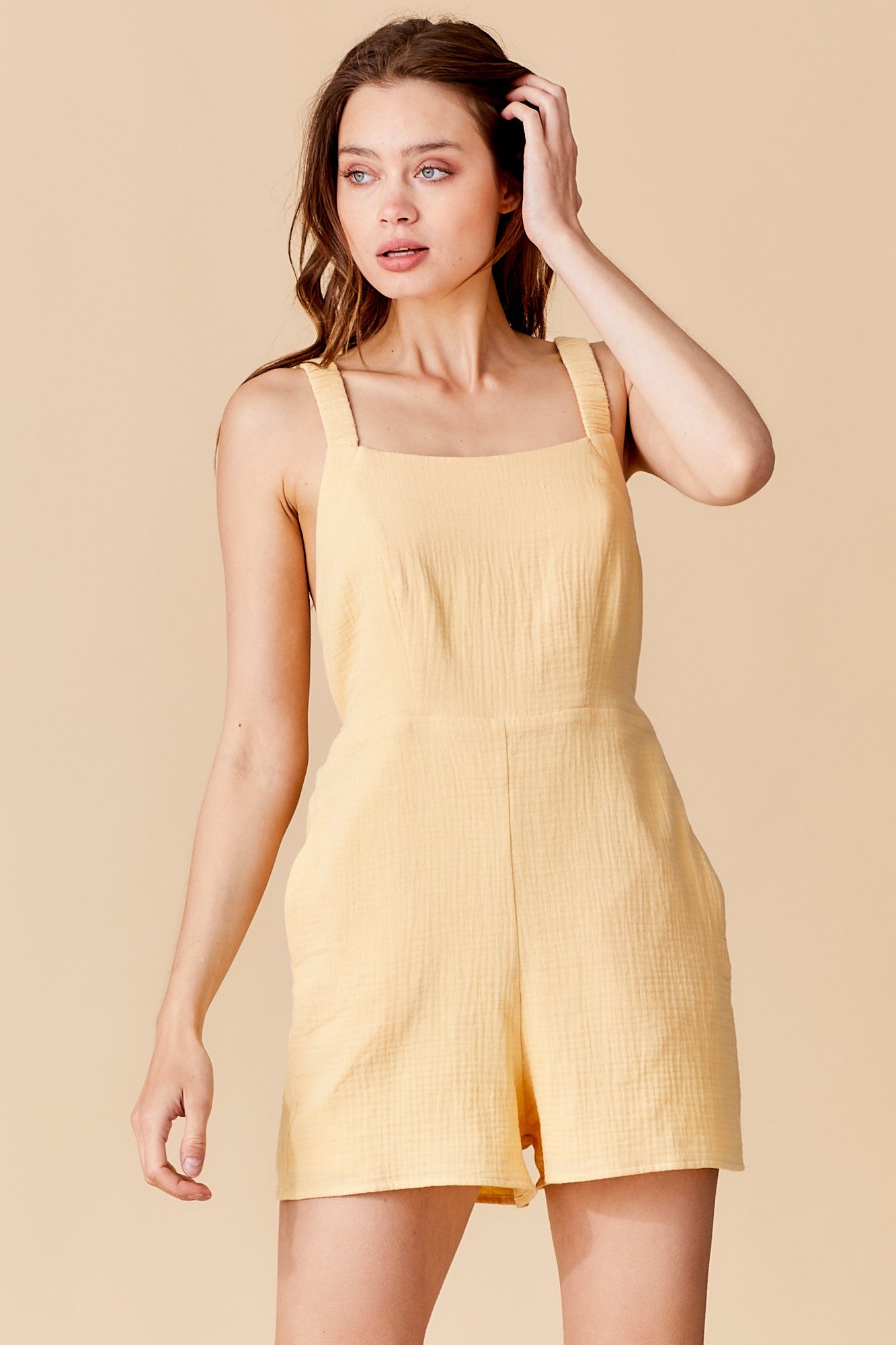 Sunny Yellow Romper