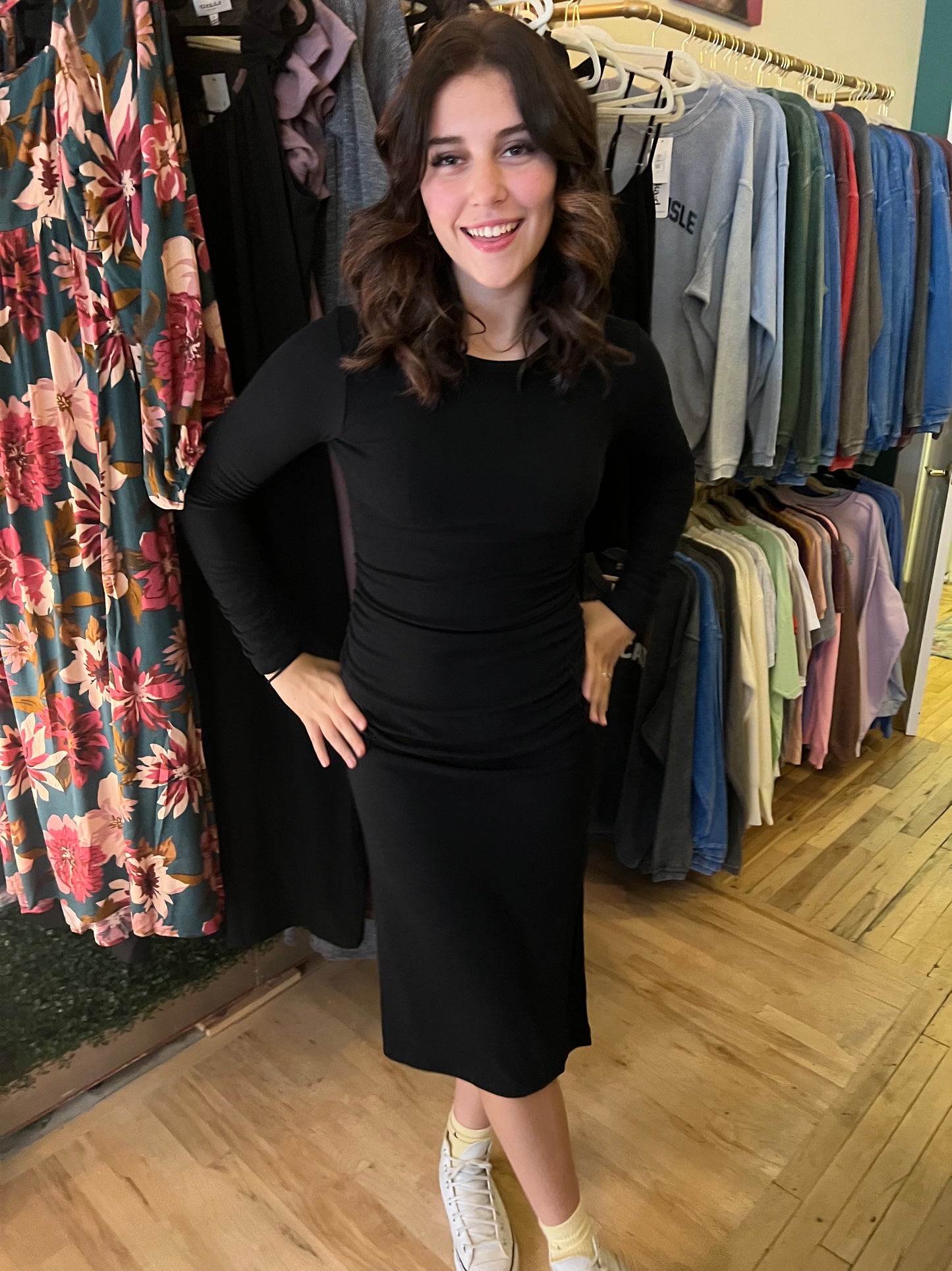 Ruched Midi - Multiple Colors