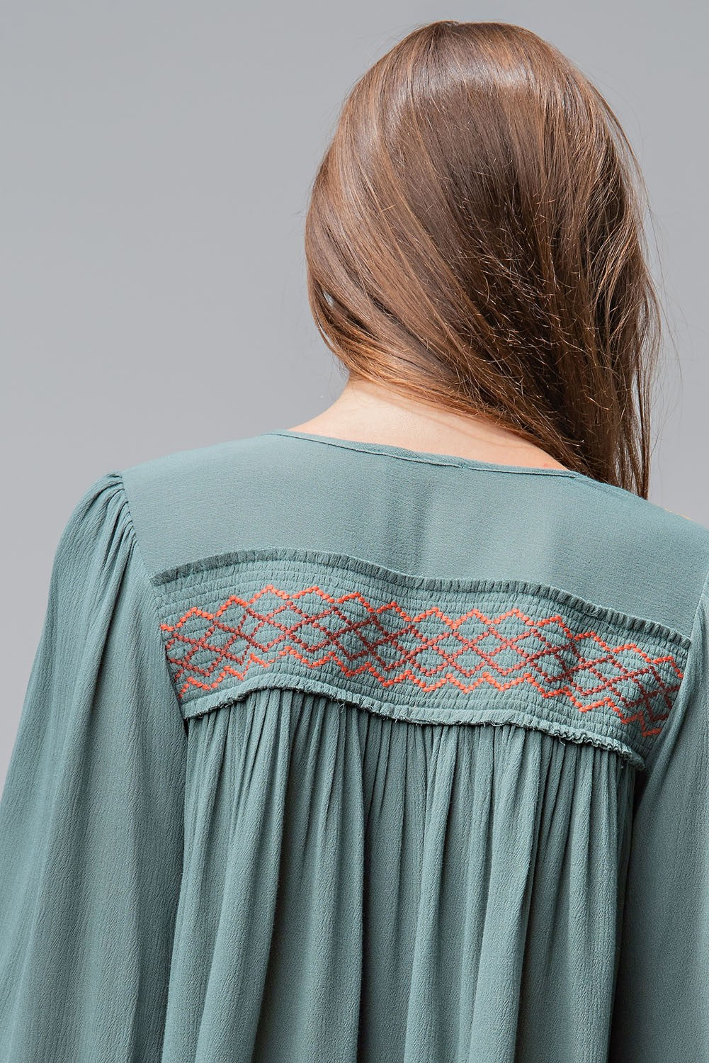 Embroidered Boho Blouse