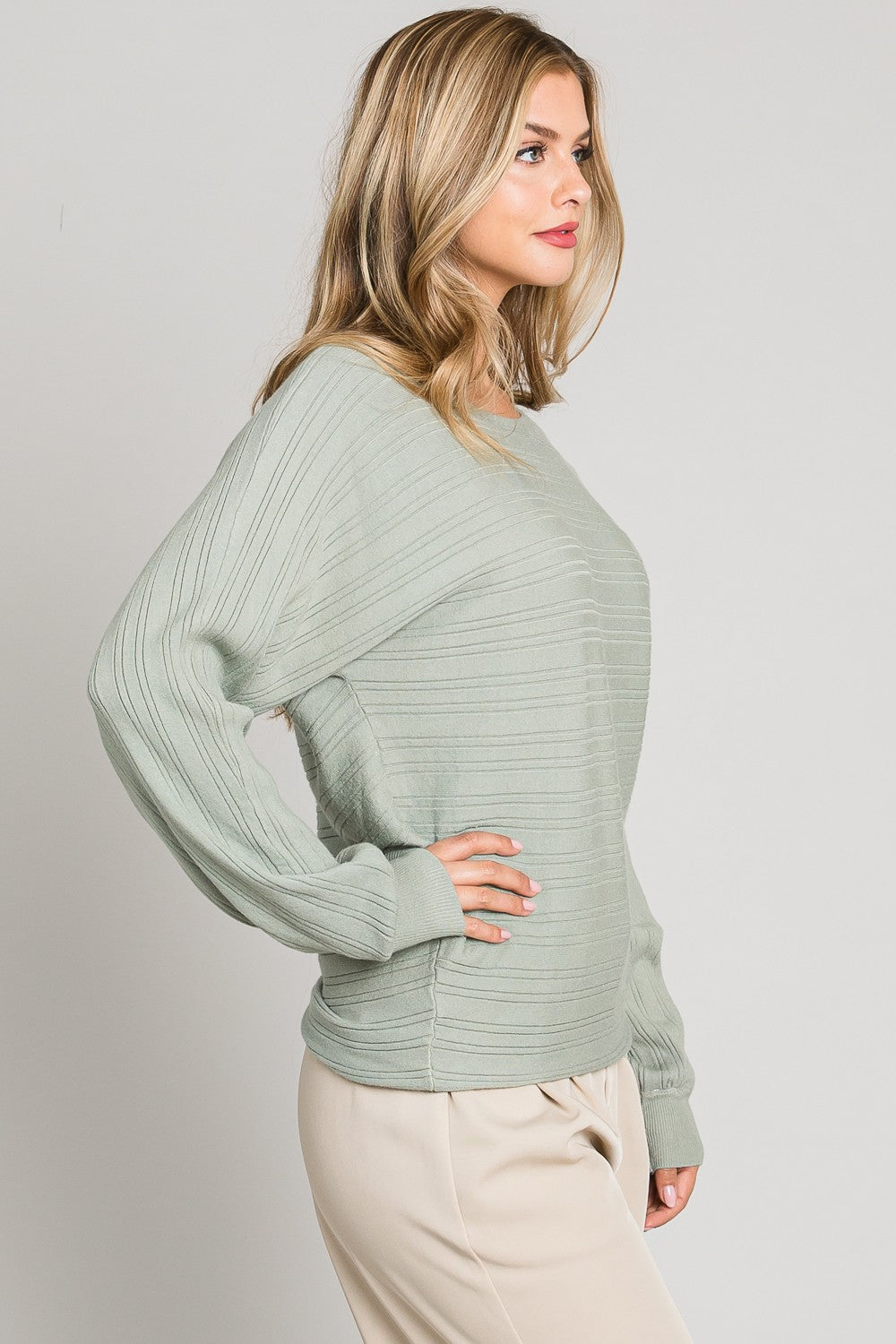 Soft Ribbed Pullover - Multiple Colors