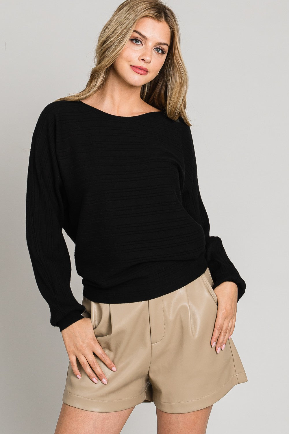Soft Ribbed Pullover - Multiple Colors
