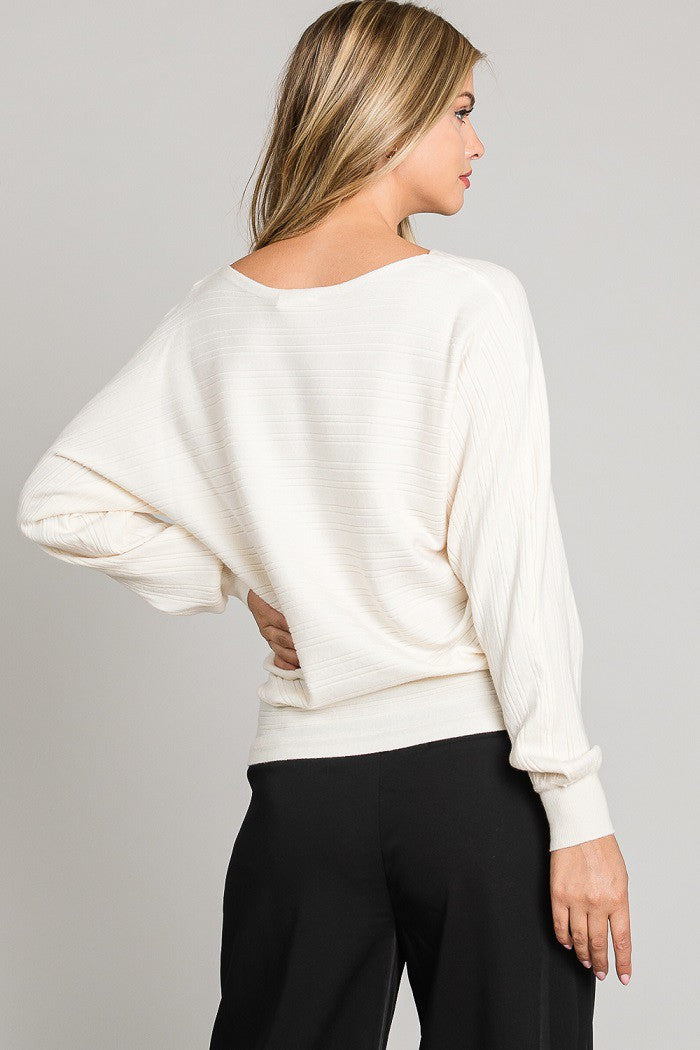 Soft Ribbed Pullover - Multiple Colors
