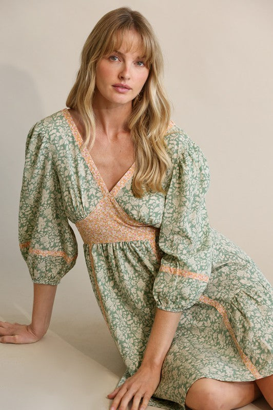 Stevie Sage Printed Dress