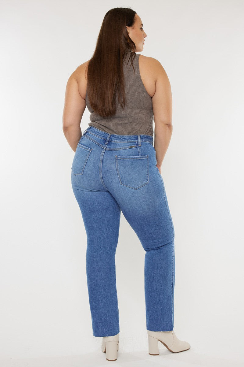 Curvy Crossover Slim Straight KanCan Jeans