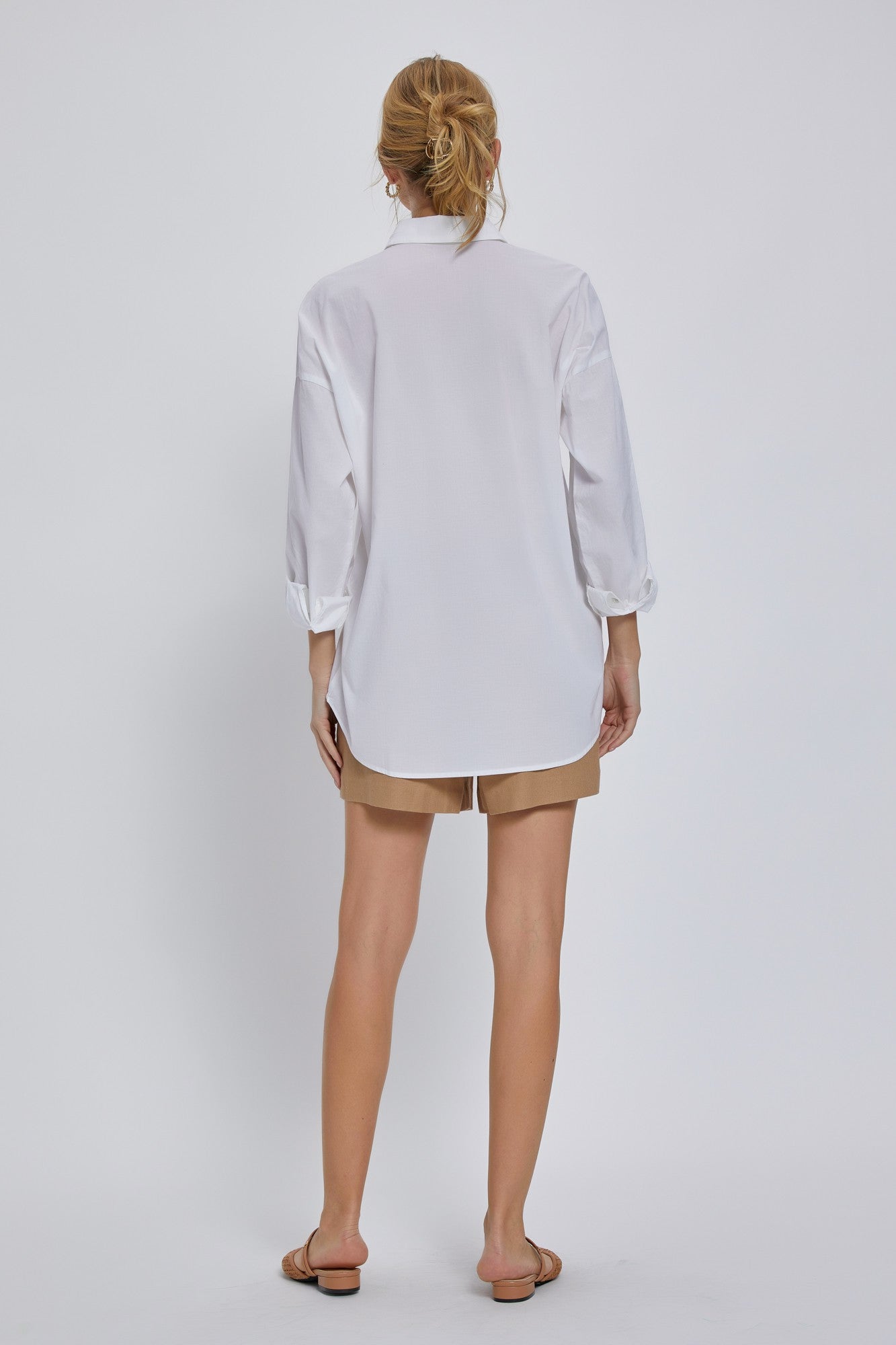 Bessett Button Down Collared Shirt - Multiple Colors