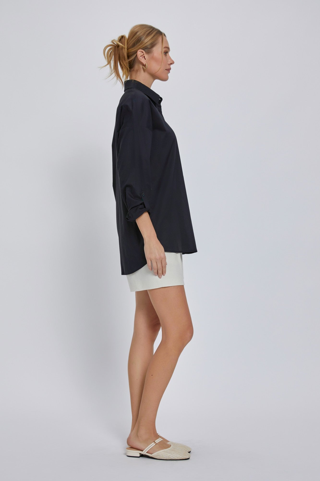 Bessett Button Down Collared Shirt - Multiple Colors