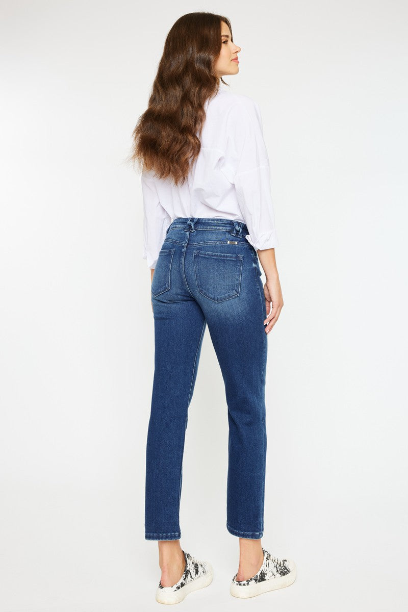 Felicity Mid Rise Slim Straight KanCan Jeans