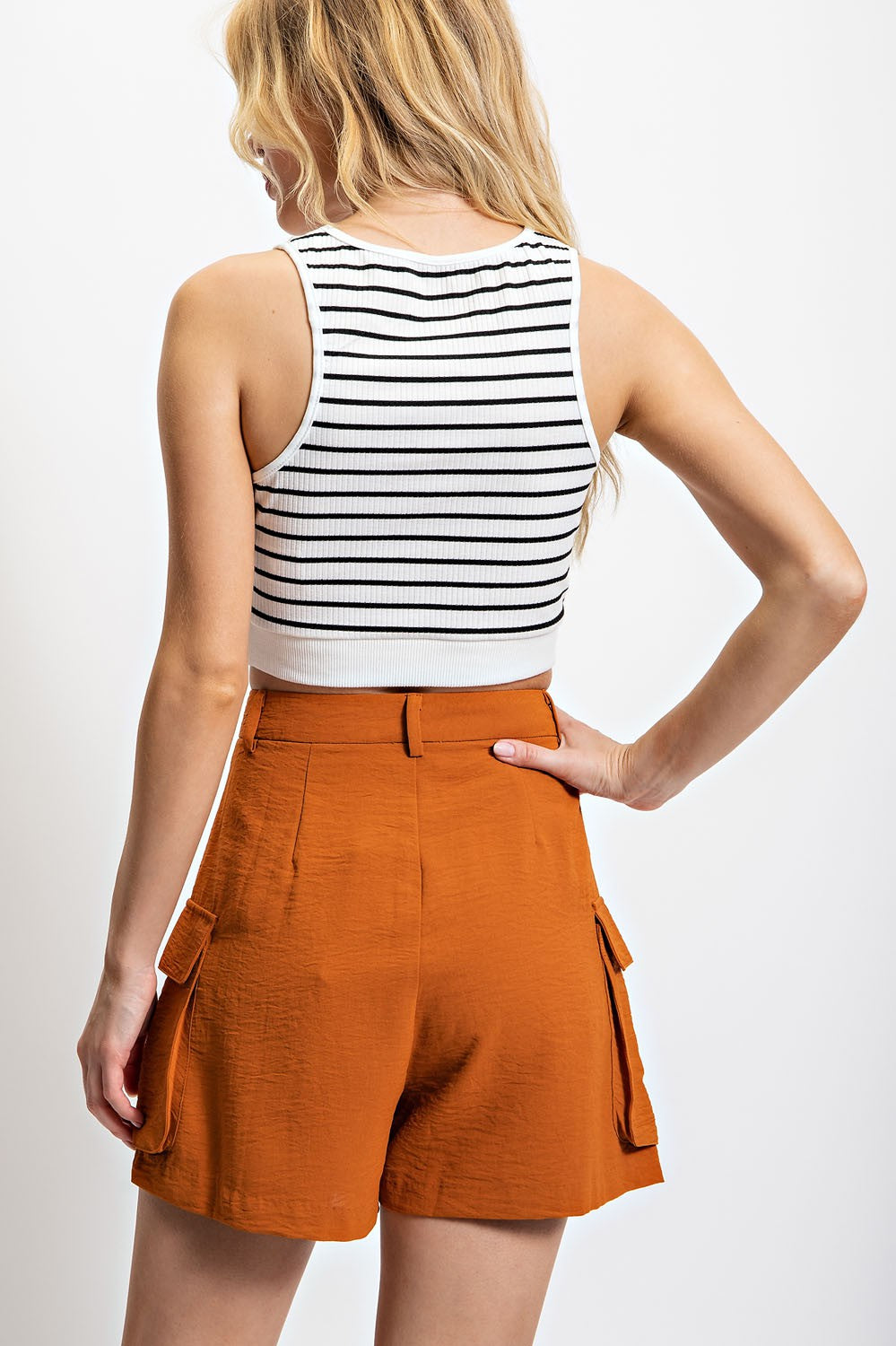 Rust Cargo Pocket Skort