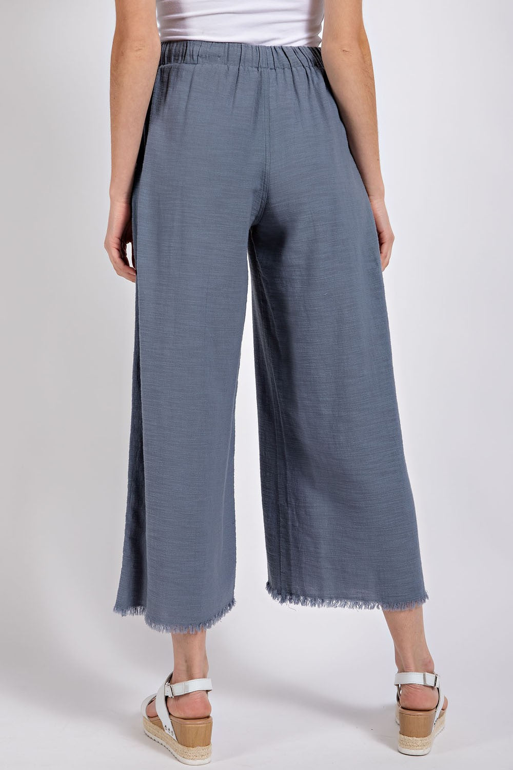 Louise Frayed Hem Pants - New Color!