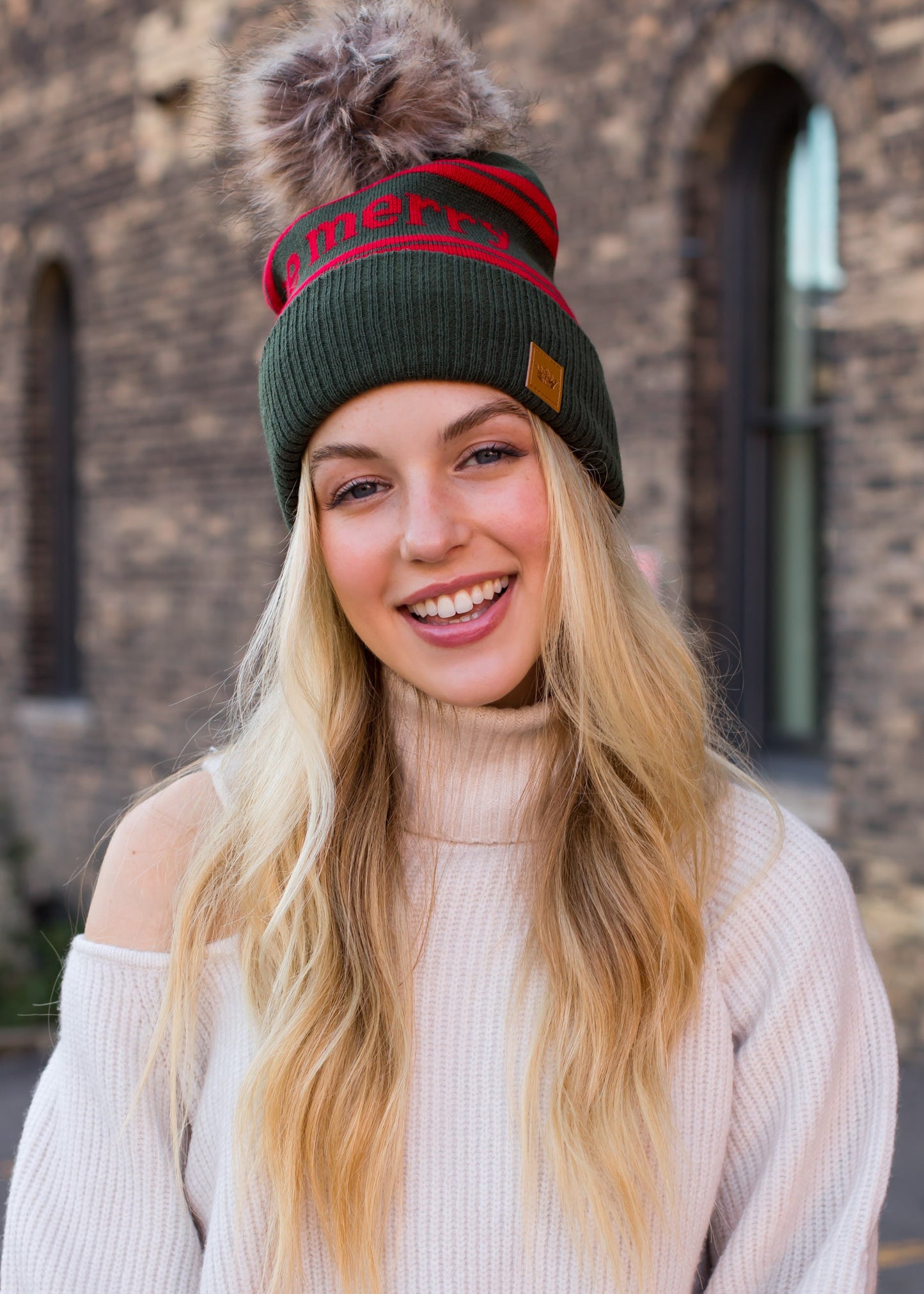 Be Merry Tree Pom Hat