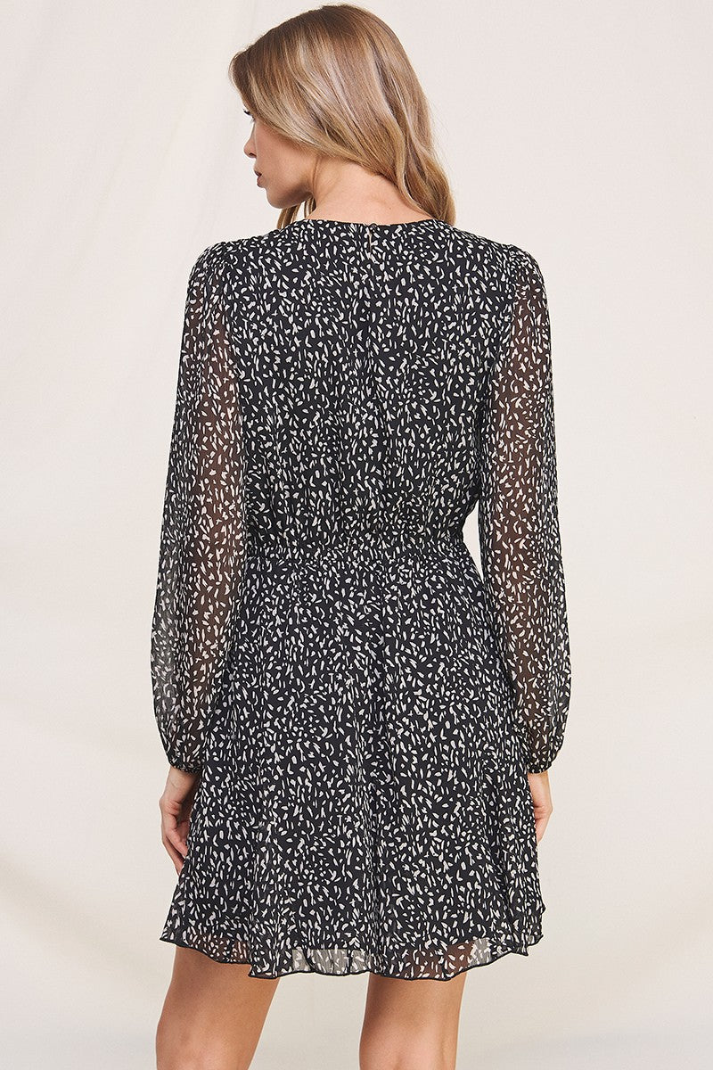 Elvy Chiffon Dress - Multiple Colors