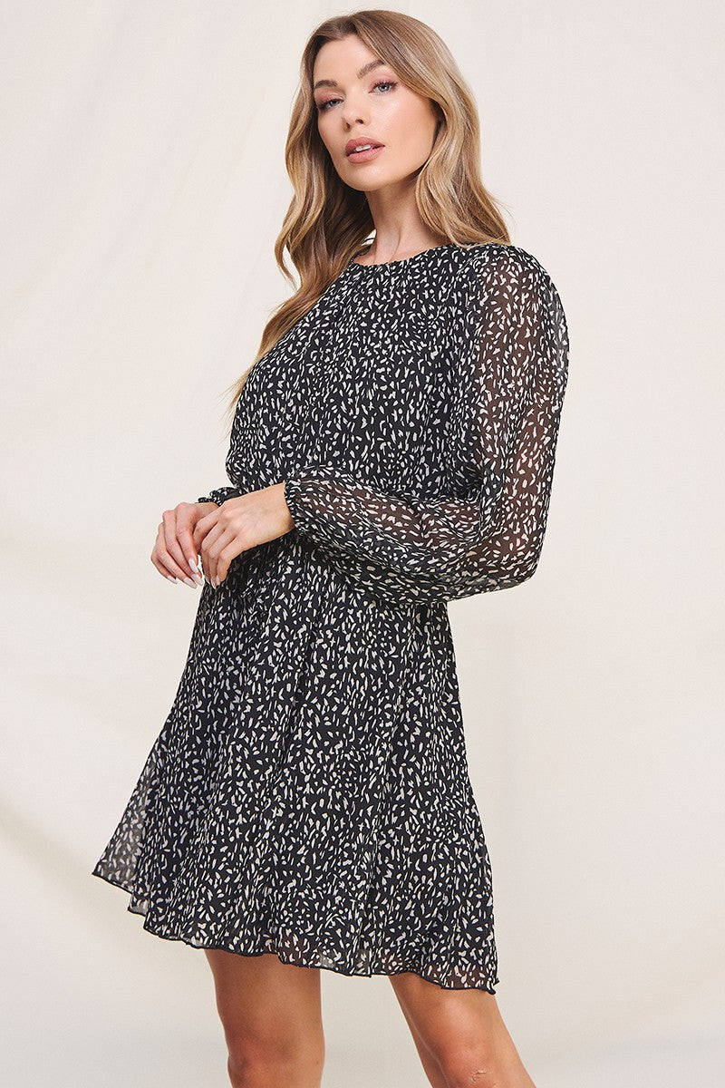 Elvy Chiffon Dress - Multiple Colors