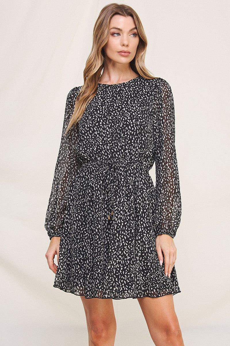 Elvy Chiffon Dress - Multiple Colors