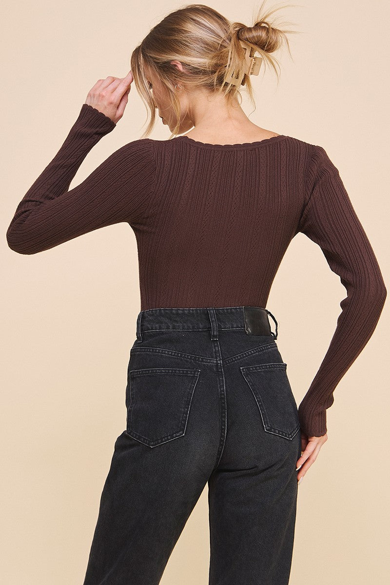 Ribbed Bodysuit - Multiple Colors