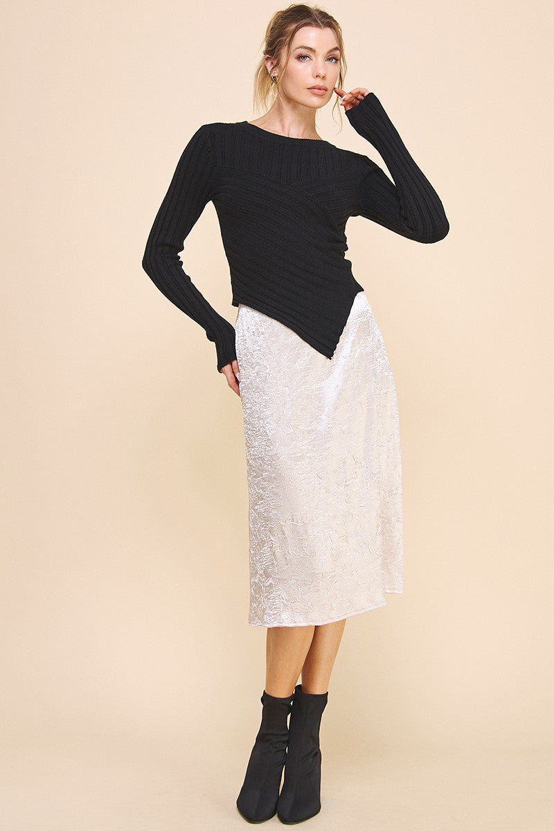 Mila Asymmetrical Sweater