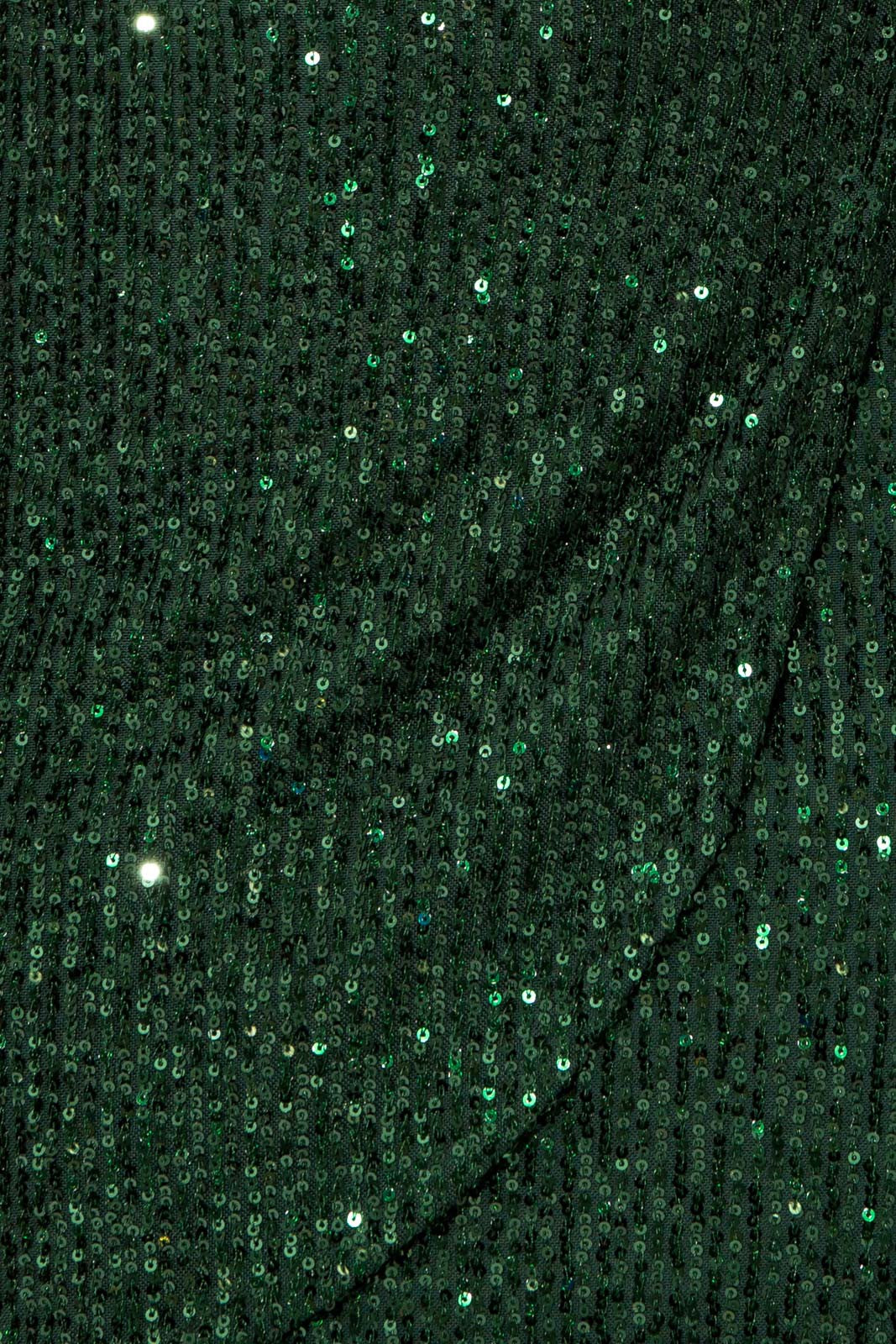 Faux Wrap Sequin Dress