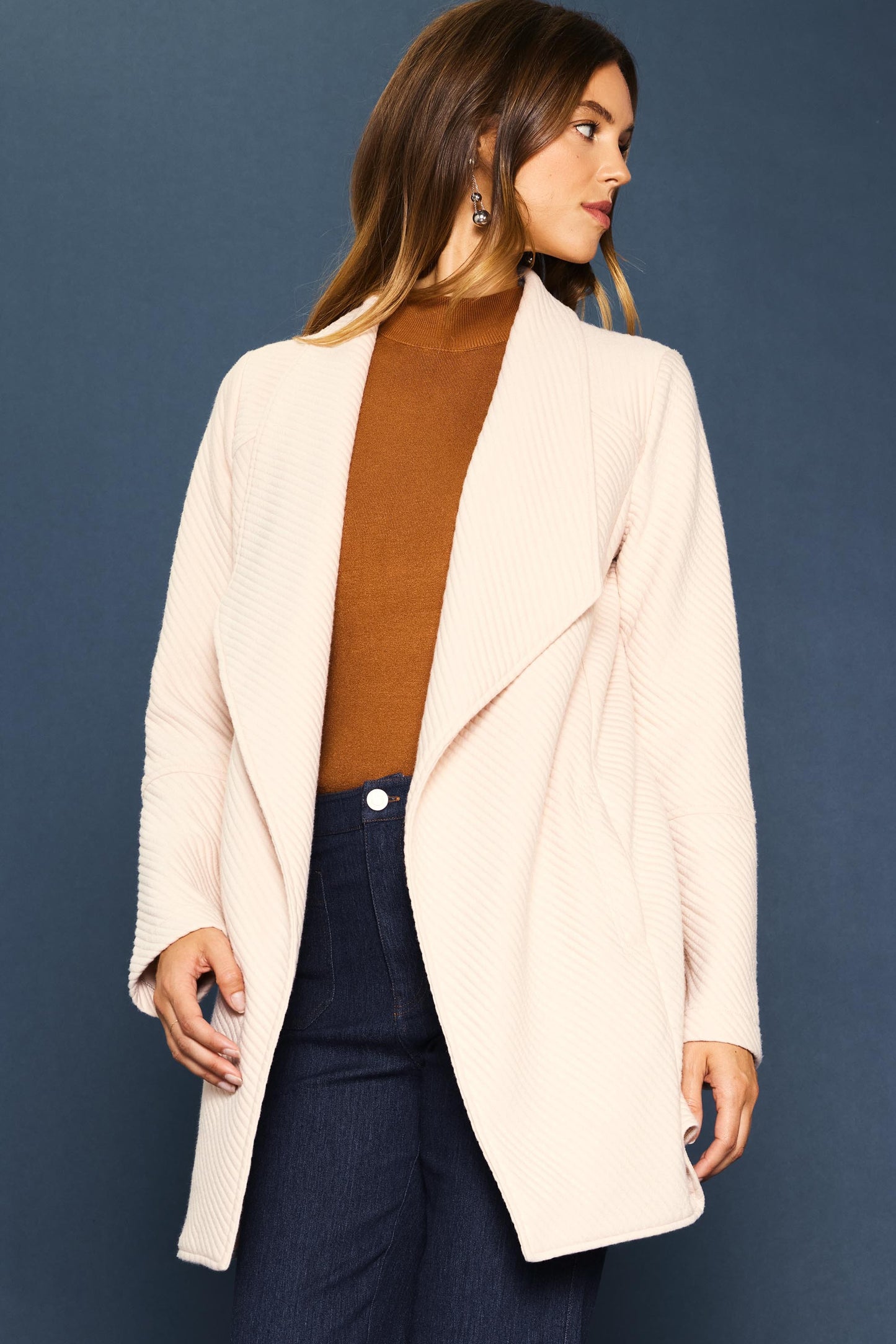 Huntley Light Quilted Open Jacket - Multiple Colors