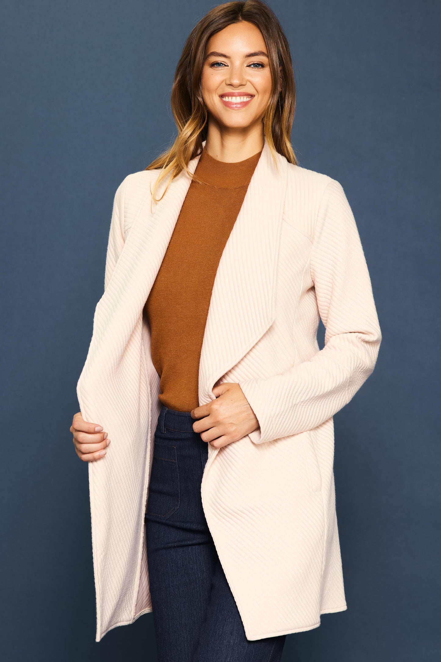 Huntley Light Quilted Open Jacket - Multiple Colors