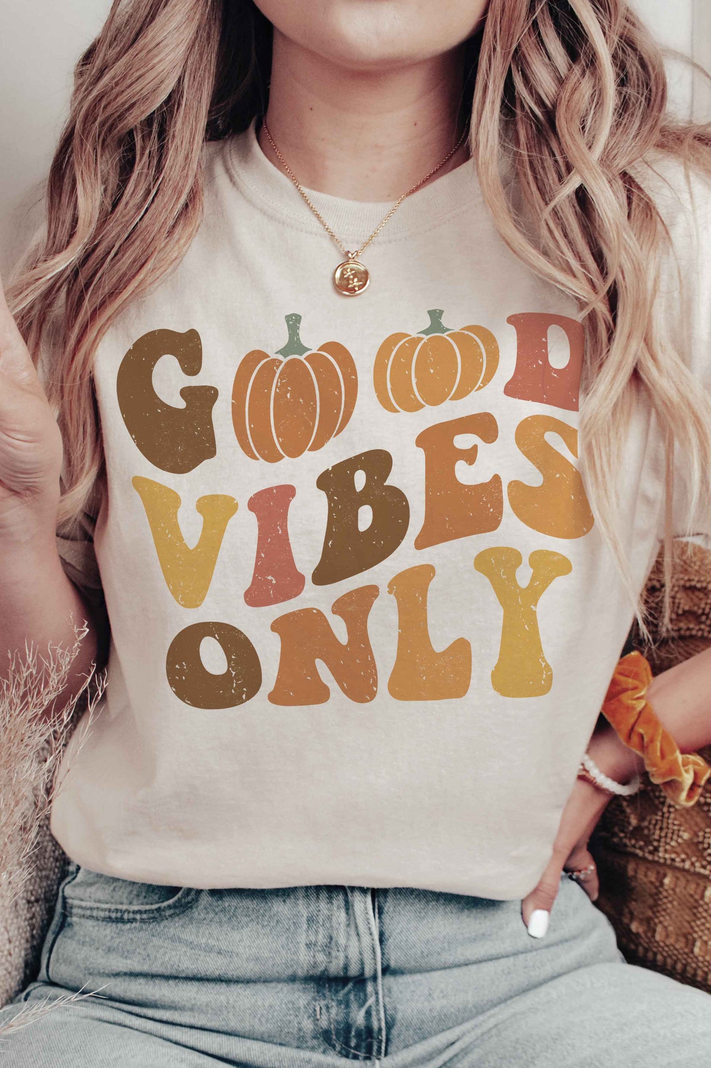 Plus Size Good Vibes Tee
