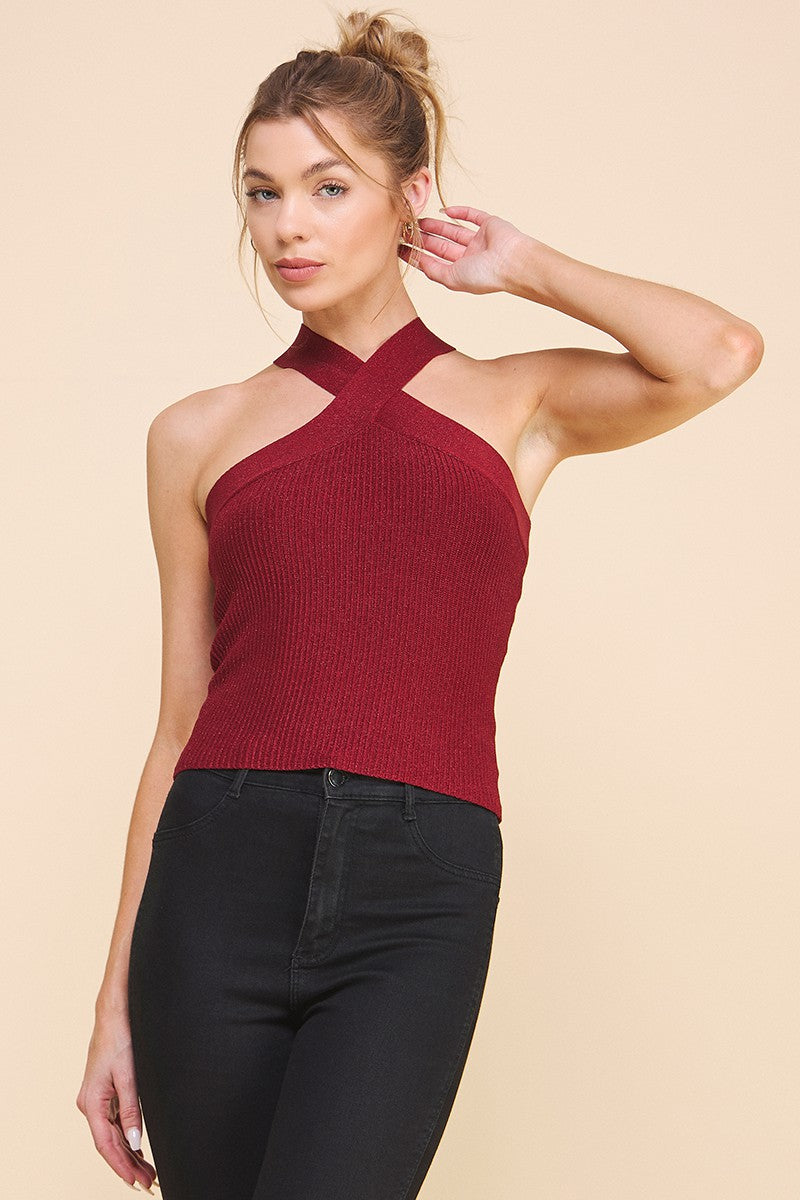 Bodycon Twist Halter - Multiple Colors
