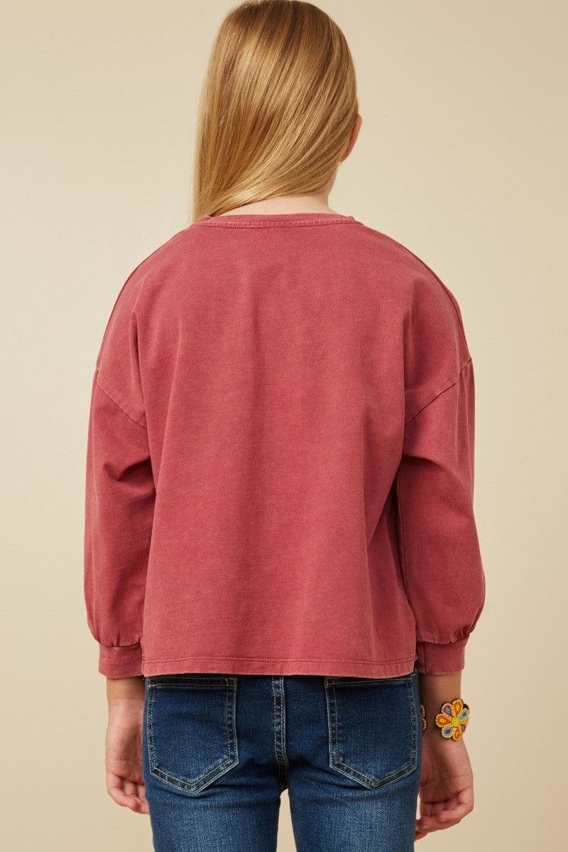 Girls Long Sleeve T-Shirt - Multiple Colors