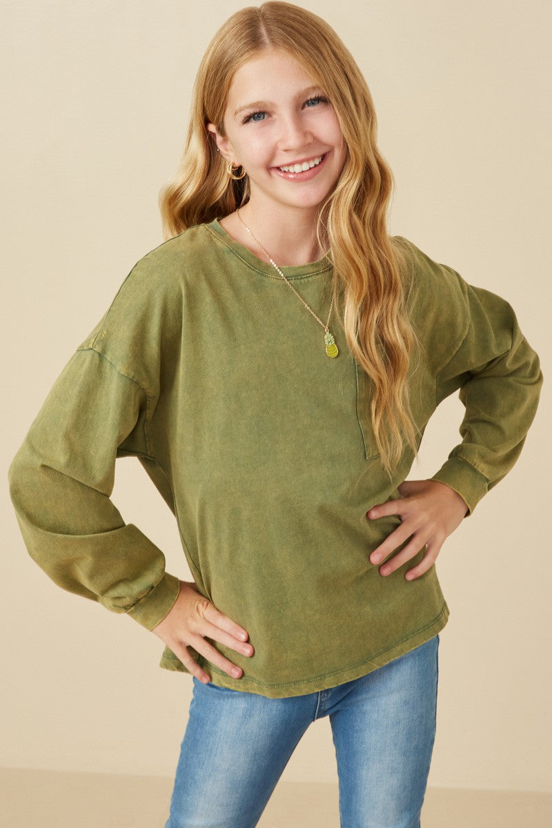 Girls Long Sleeve T-Shirt - Multiple Colors