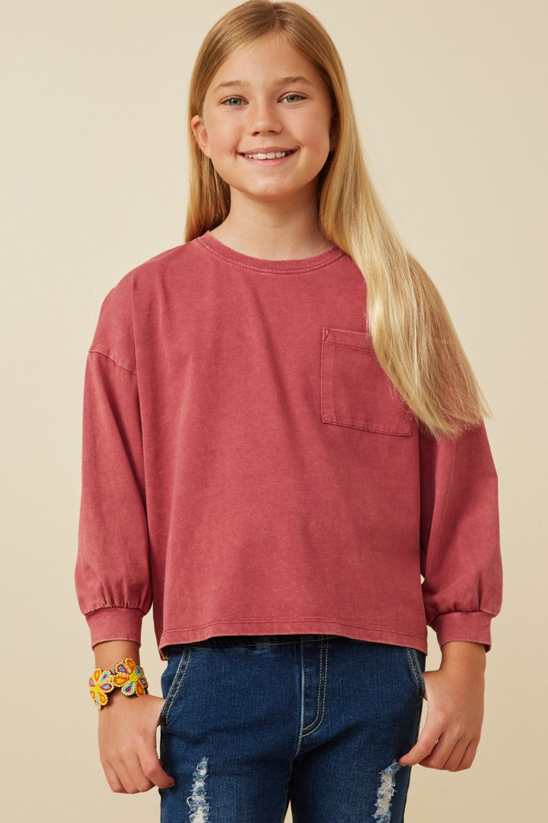 Girls Long Sleeve T-Shirt - Multiple Colors