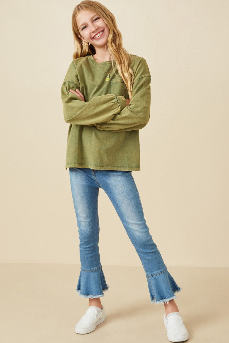 Girls Long Sleeve T-Shirt - Multiple Colors