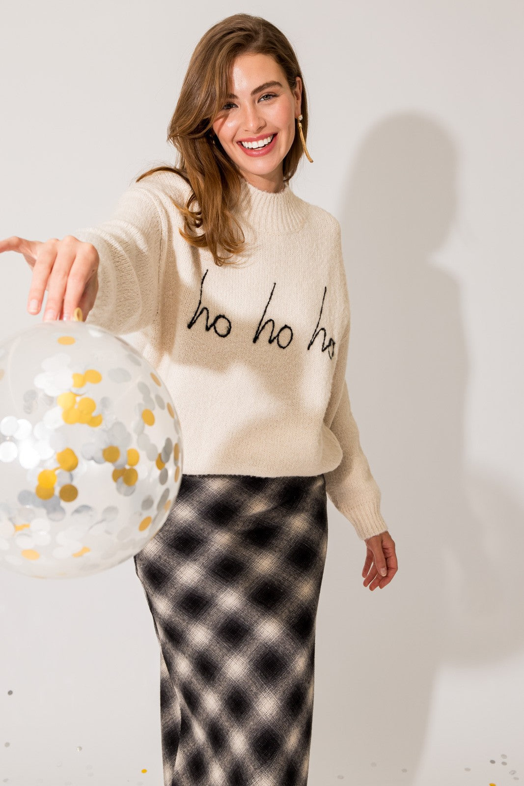 Ho Ho Ho Sweater - Multiple Colors