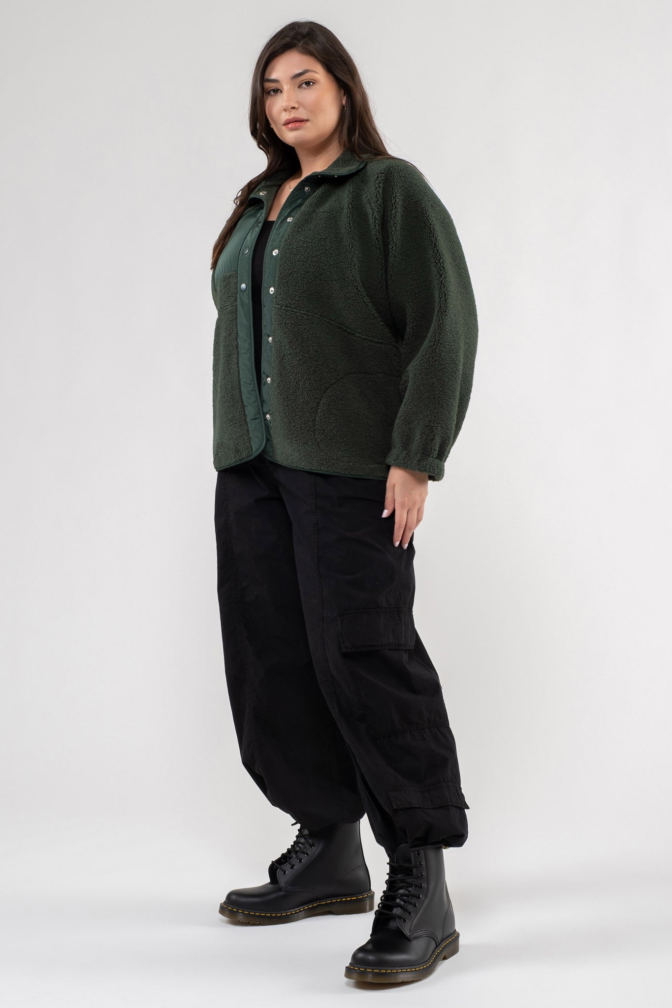 Evelyn Fleece Jacket Plus Size