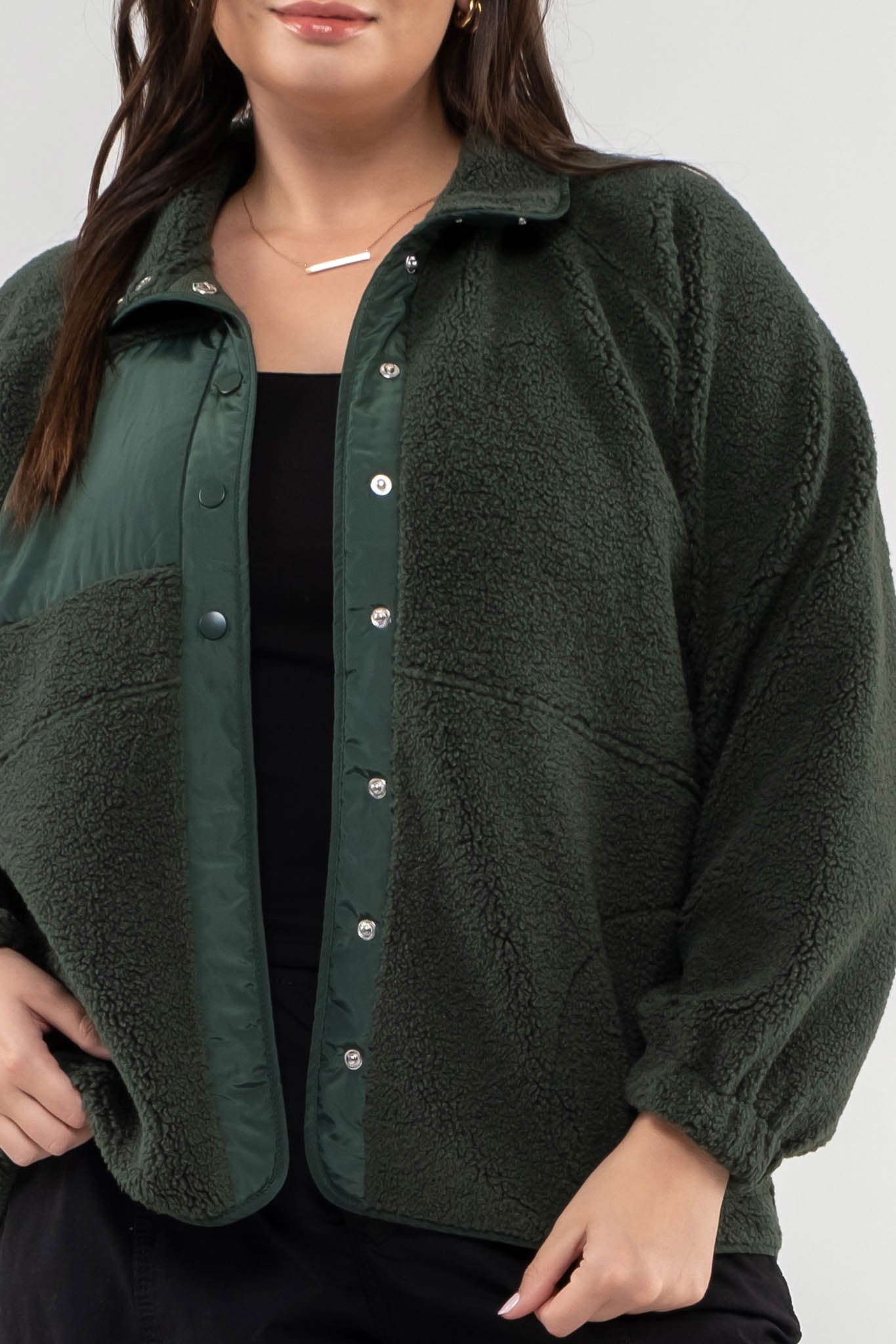 Evelyn Fleece Jacket Plus Size
