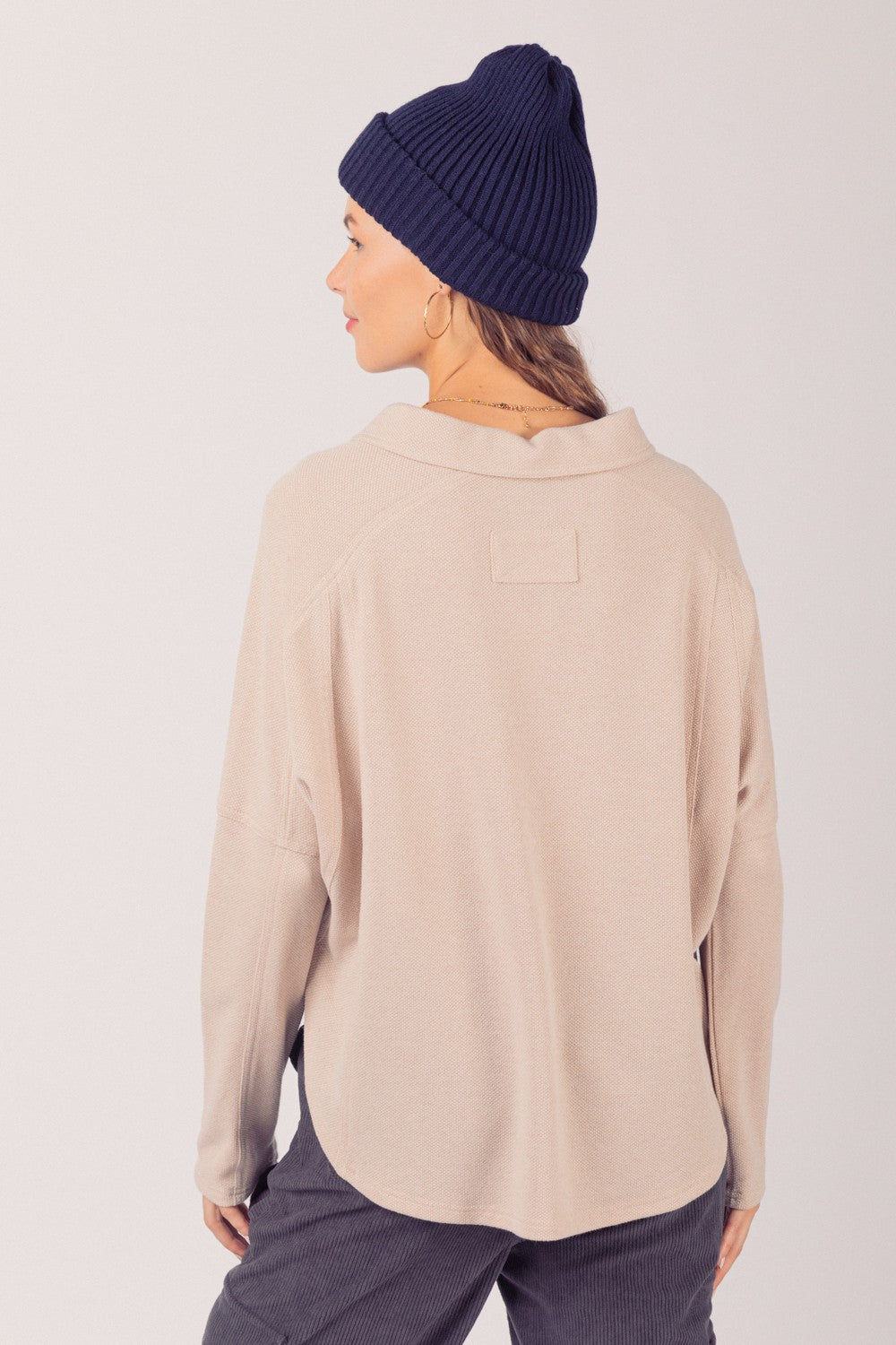 Kate Collared Henley - Multiple Colors