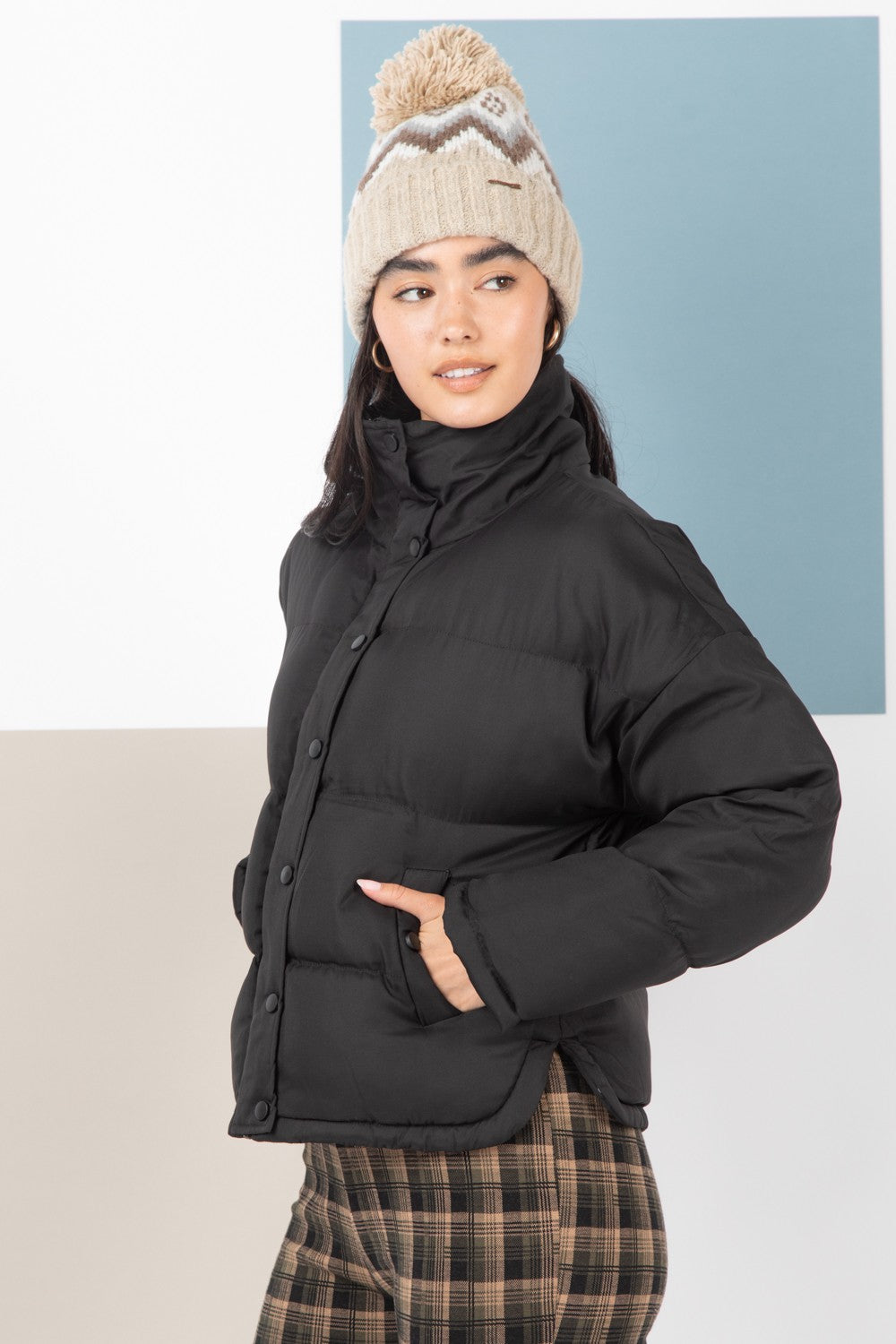 Amber Puffer Jacket - Multiple Colors