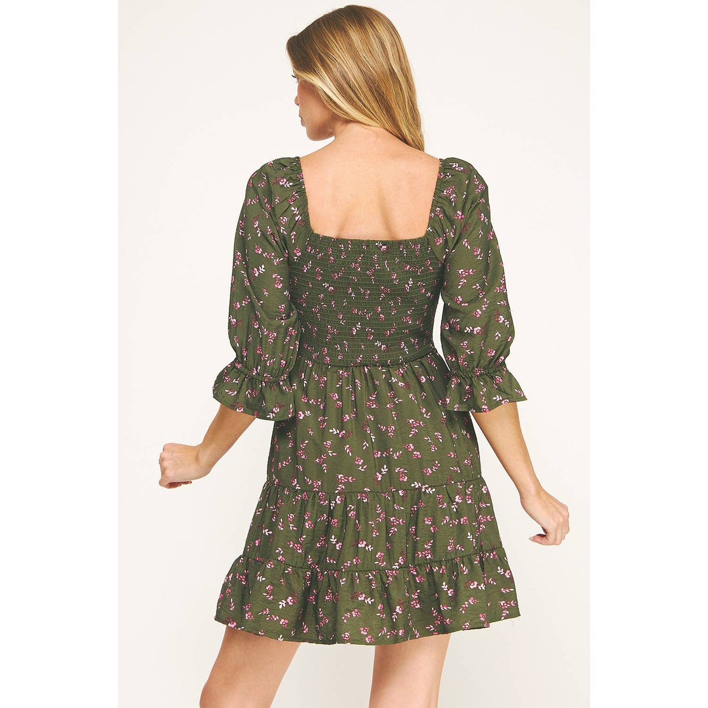Darla Blossom Mini Dress S-XL