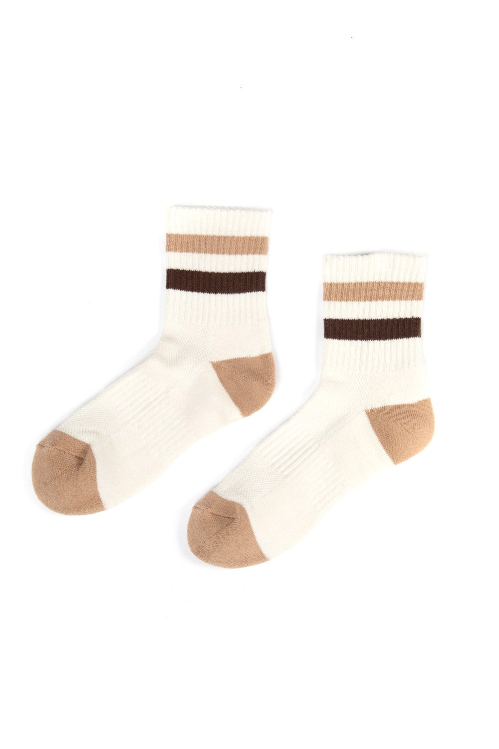 Color Block Crew Socks - Multiple Colors