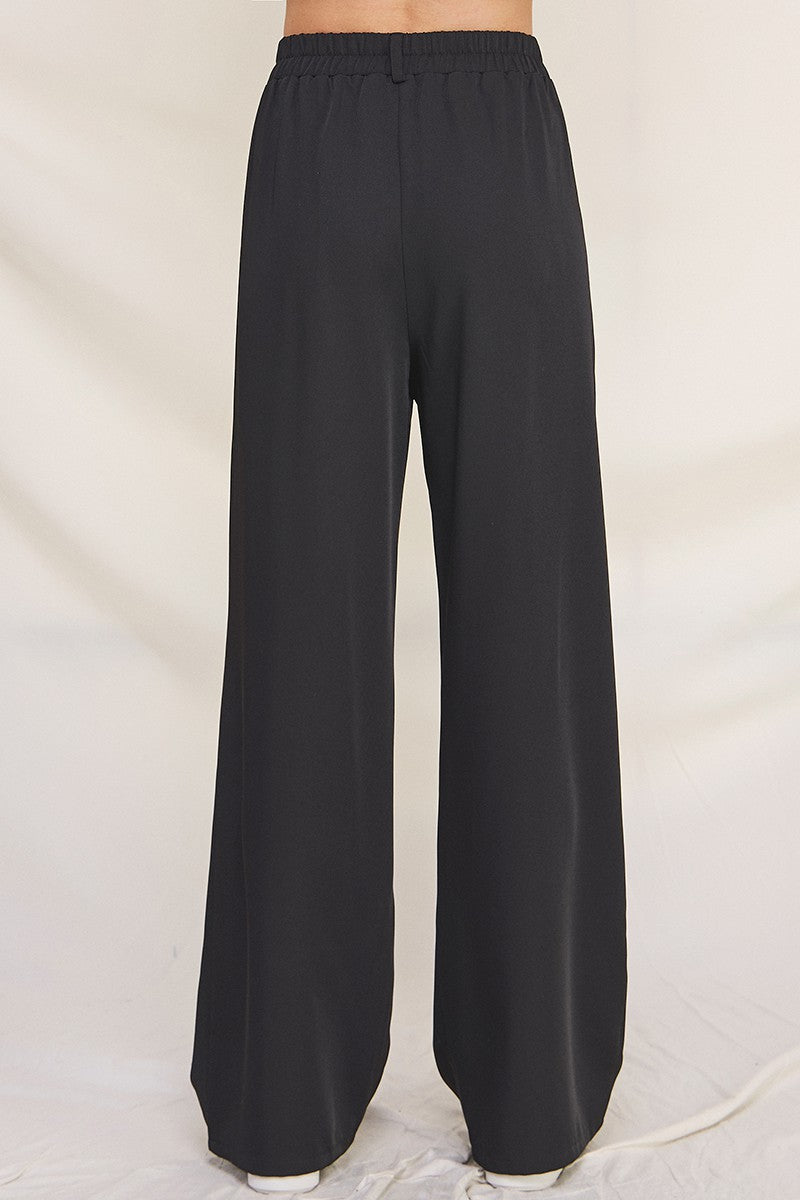 Lisa Twill Wide Leg Pants
