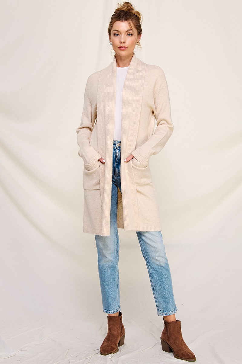 Open Shawl Cardigan - Multiple Colors