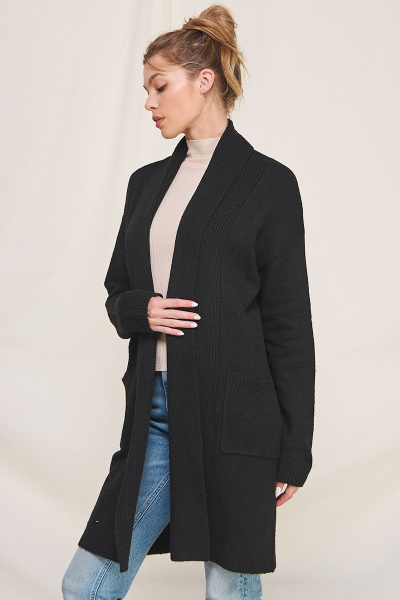 Open Shawl Cardigan - Multiple Colors