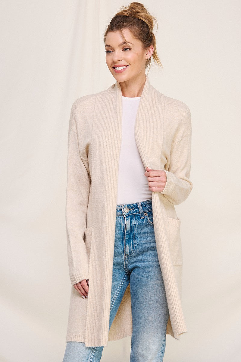 Open Shawl Cardigan - Multiple Colors