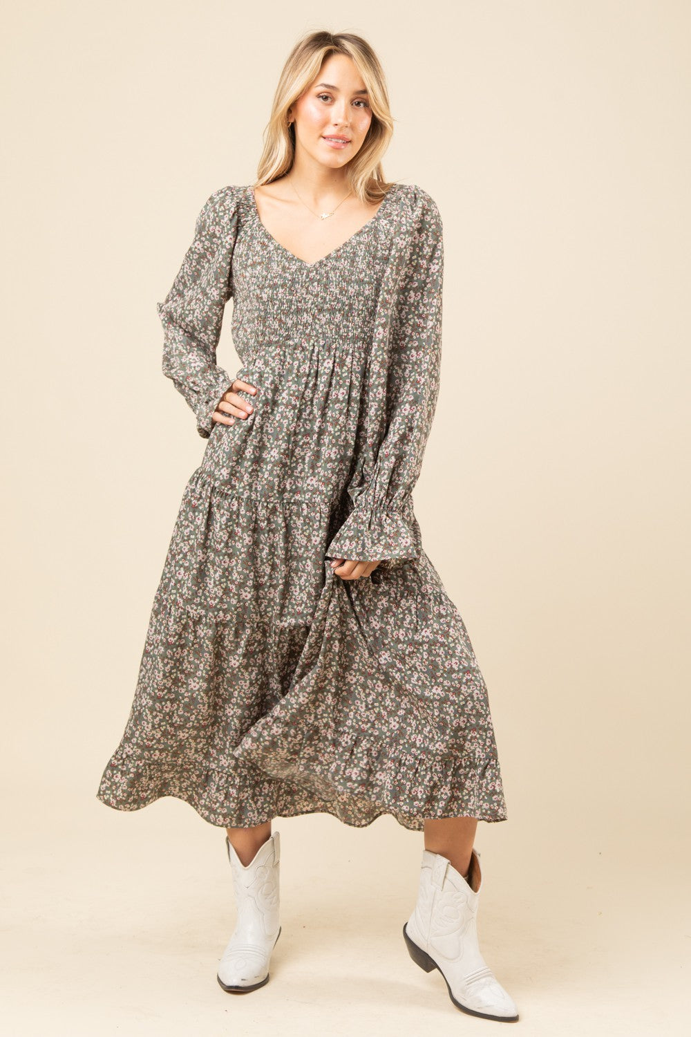Nola Romantic Floral Maxi
