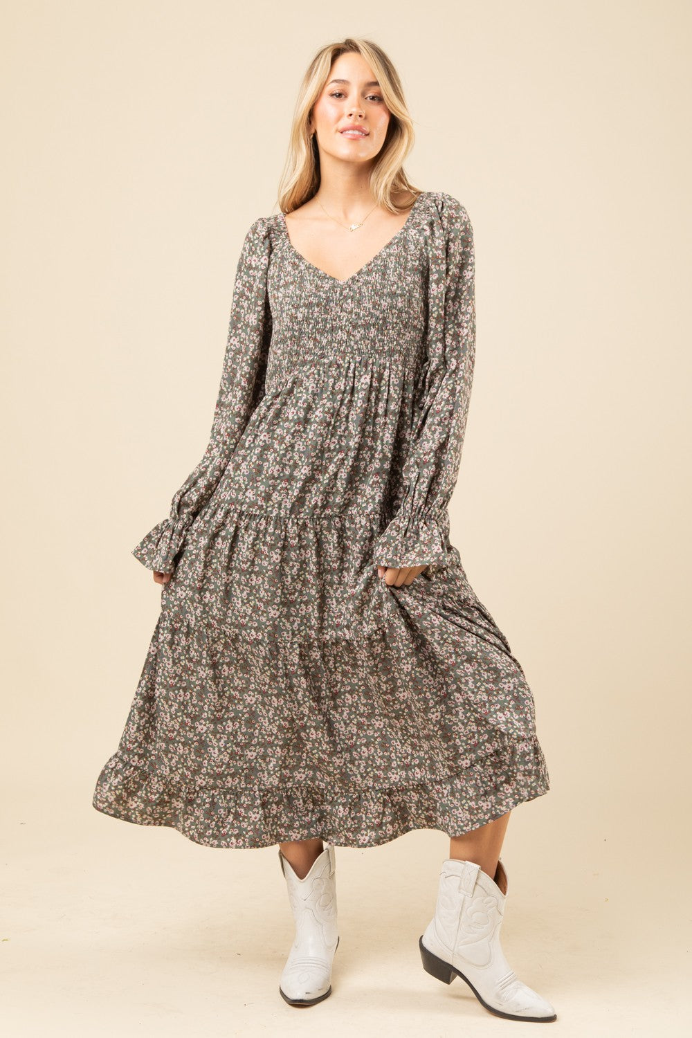 Nola Romantic Floral Maxi